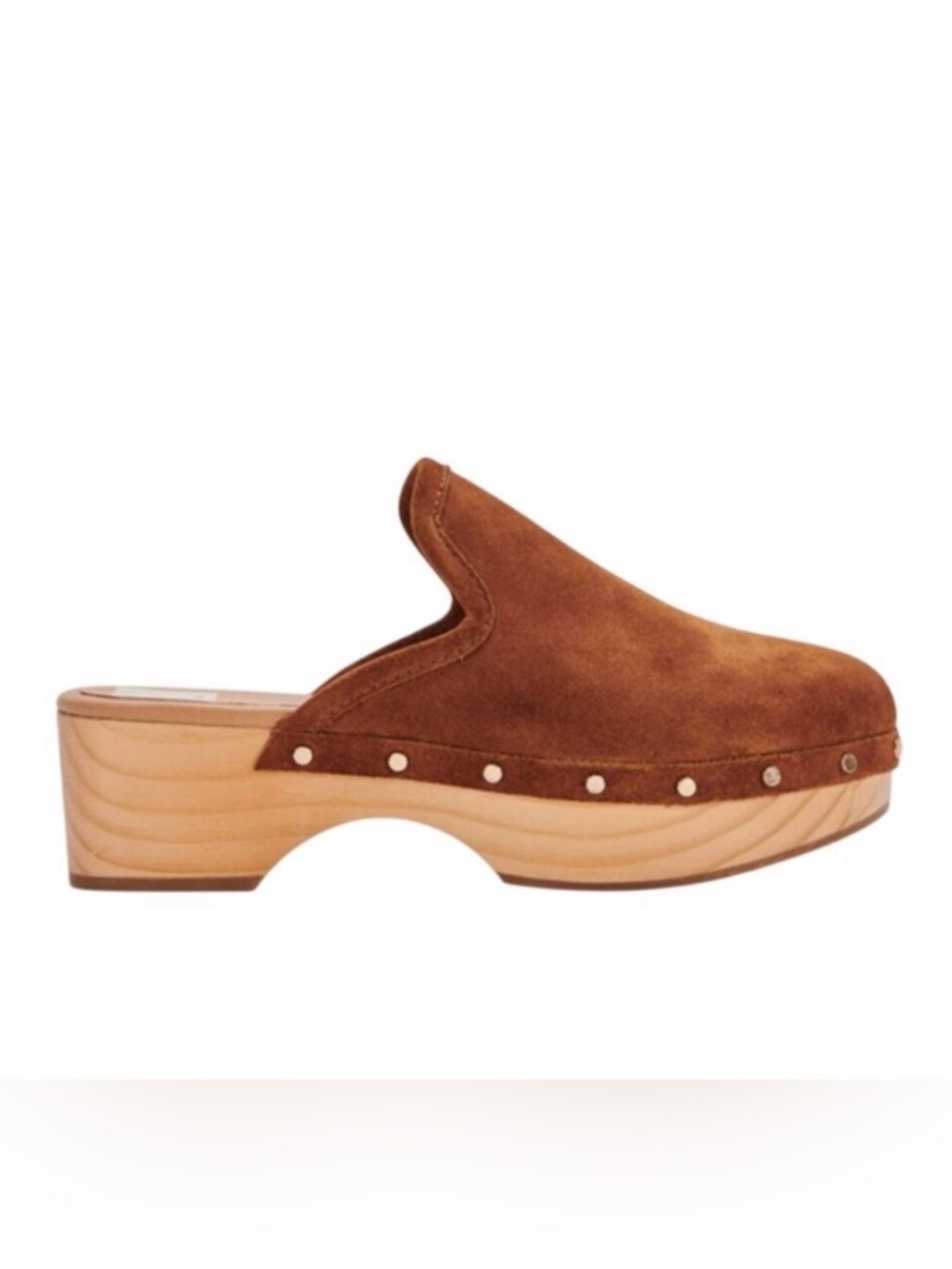 EUC Dolce Vita Closen Clogs. Cognac Suede. Size 10. Retail price $148.